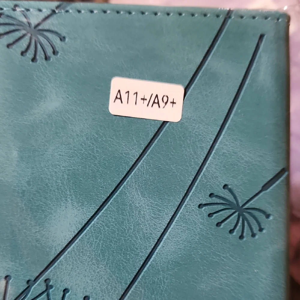 Elegant Teal Dandelion Tablet Cover 11 In.
